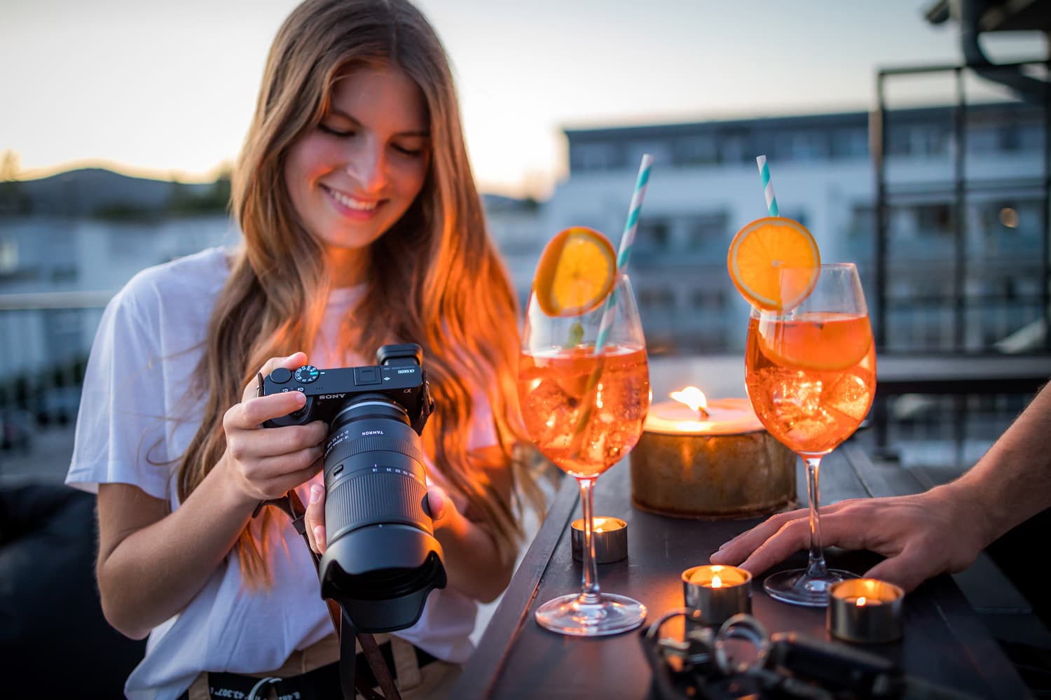 TAMRON 18-300mm F/3.5-6.3 Di III-A VC VXD használat közben