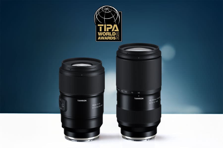 TIPA World Awards 2025 – TAMRON 90mm F/2.8 Di III MACRO VXD és 50-300mm F/4.5-6.3 Di III VC VXD